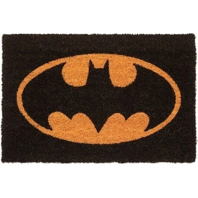 CurePink Batman Logo černá 60 x 40 cm