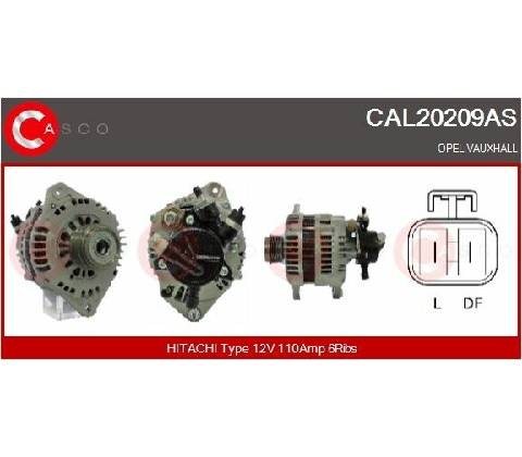 generátor CASCO CAL20209AS