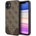 GUESS Калъф Guess 4G Triangle Collection за iPhone 11 6.1" / Xr 6.1" - кафяв (3666339016302)
