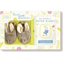 Tale of Peter Rabbit Book and First Booties Gift Set Potter Beatrix