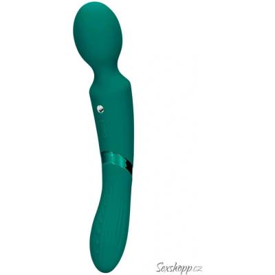 Shots Loveline Double Sided Vibrating Wand a vibrační masážní hlavice 23,5 x 3,5 cm