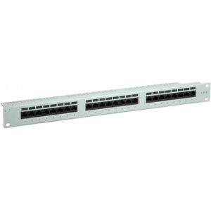 Roline VALUE 26.99. 0355 : : Cat. 6 Patch-панел, 24-портов, UTP, сив