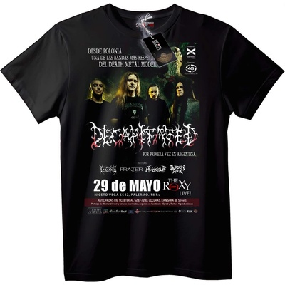 NOONEBRAND Тениска Decapitated Турне в Аржентина - L, Black