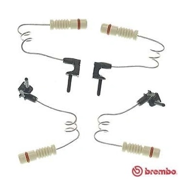 Výstražný kontakt, opotrebenie brzdového obloženia BREMBO PRIME LINE A 00 387