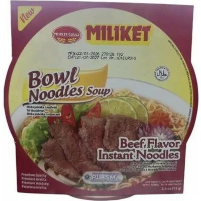 Miliket instantní nudle hovězí 75 g
