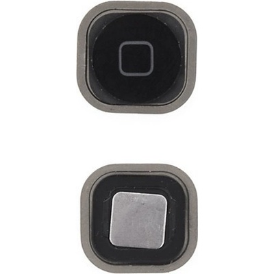 AppleMix Tlačítko Home Button se silikonovou podložkou pro Apple iPod touch 5.gen. / 6.gen. - černé - kvalita A+ – Hledejceny.cz