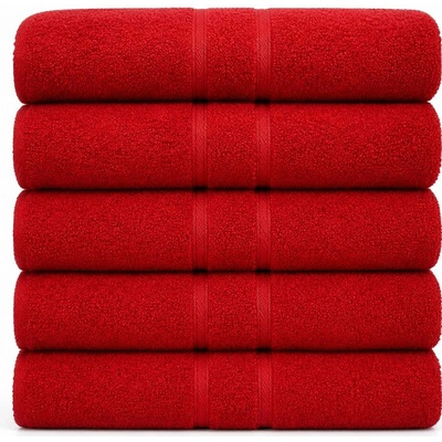 Top textil osuška Komfort Plus 70 x 120 cm červená