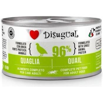 Disugual Quail - пълноценна храна за кучета с един източник на животински протеин, с пъдпъдък - 150 гр