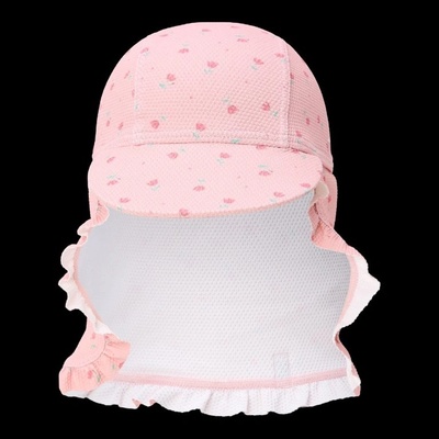 LITTLE DUTCH dívčí plavecká čepice Sunny Flowers Blush
