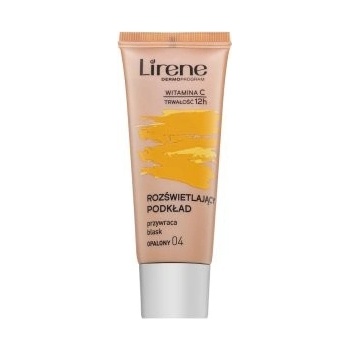 Lirene Vitamin C rozjasňujúci fluidný make-up pre dlhotrvajúci efekt 04 Tanned 30 ml