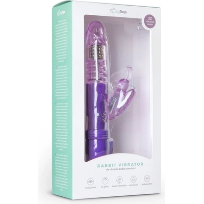 Easytoys acorn butterfly clitoral arm vibrator purple