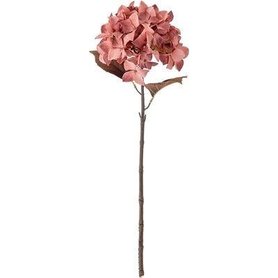 Bloomingville Umělá květina HORTENZIE V.65cm růžová