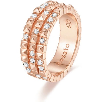 Rosato originální bronzový prsten se zirkony Cubica RZA016