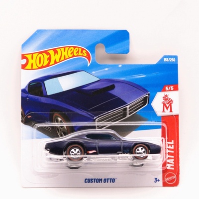 Mattel Hot Wheels Custom Otto modrý