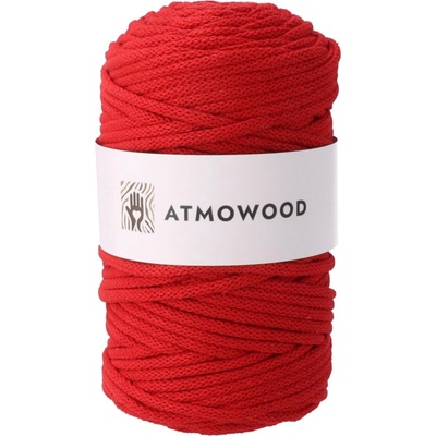 Atmowood příze 5 mm - červená