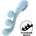 Satisfyer вибратор за клиторна вагинална и анална стимулация светло син Satisfyer Tri Ball 2