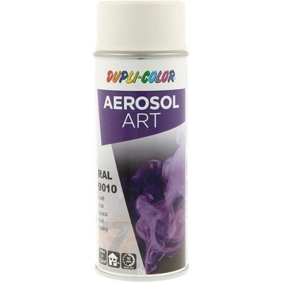 Dupli Color Aerosol ART RAL 9010 Biela matná farba v spreji 400 ml