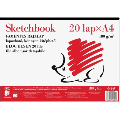 Skicak ICO A4/20 listov 180 g/m2