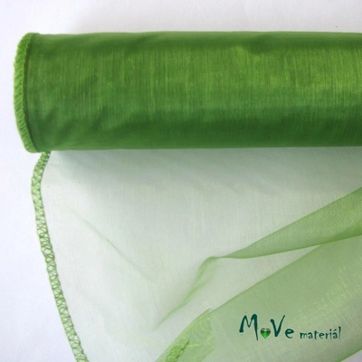 Organza zelená š. 35 cm/ 1m