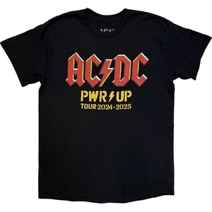 AC/DC PWR-UP Logo World Tour '24-'25 (Back Print & Ex-Tour) Black XL Риза (ACDC25TS169MB04)