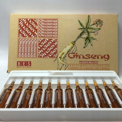 Bes Ginseng Ampule proti padání vlasů s Žen Šenem 12 x 10 ml