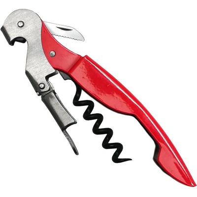 Vin Bouquet Професионален тирбушон Vin Bouquet с двоен лост - червен (VB FID194)