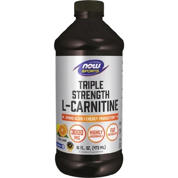 NOW NOW Triple Strength L-Carnitine, 473 ml