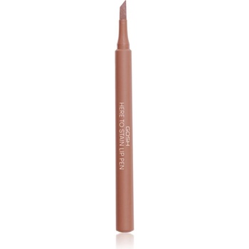 Gosh copenhagen Here To Stain Lip Pen маркер за устни за дълготраен ефект цвят 004 Mocha Stain 1ml