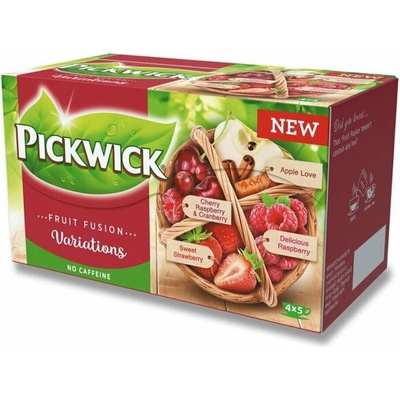 PICKWICK čierny červené variácie v boxe HB 20 x 1,5 g