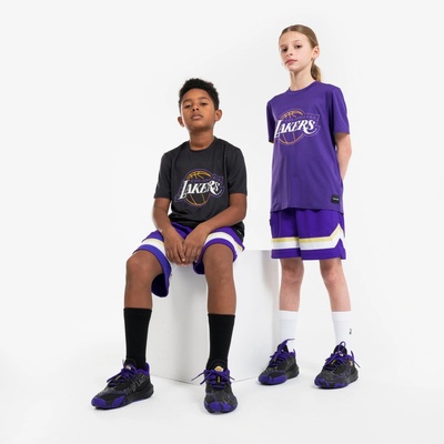 Tarmak detská basketbalová nízka obuv Fast 900 NBA Lakers čierna