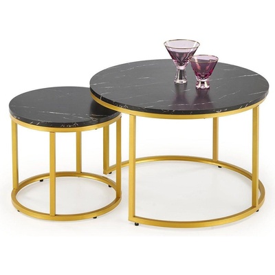 Холна маса Paola черен мрамор