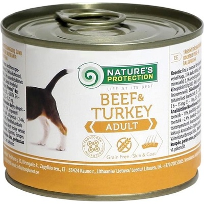 Natures Protection Adult beef & turkey 200 g