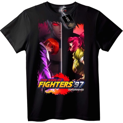 NOONEBRAND Тениска KOF '97 Аниме - M, Black