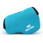 MegaGear Ultralight Neoprene Camera Case Compatible with Sony Alpha A6400, A6500, A6300, A6000 (16-50mm) - Blue - MG064 (MG064)