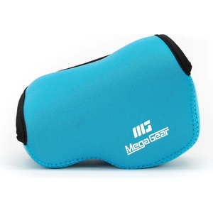 MegaGear Ultralight Neoprene Camera Case Compatible with Sony Alpha A6400, A6500, A6300, A6000 (16-50mm) - Blue - MG064 (MG064)