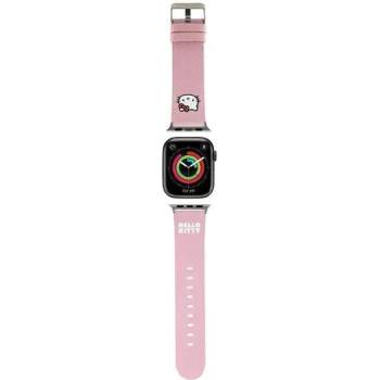 Hello Kitty Каишка Hello Kitty Kitty Head за Apple Watch 38/40/41mm, розова (KXG0079588)