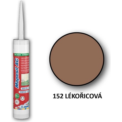 Mapesil AC 152 sanitární silikon 310 g lékořicová