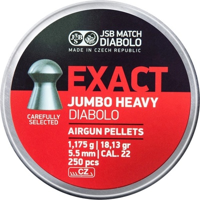 JSB Exact Jumbo Heavy - 1,175 g / 5,520 mm / 250 kusů diabolek – Zboží Mobilmania
