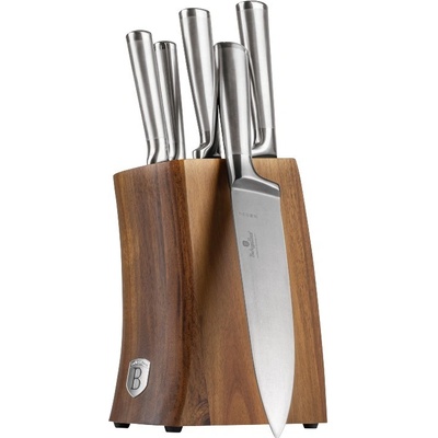 Berlingerhaus BH 3124 se stojanem Stainless steel 6 ks