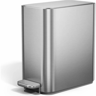 Simplehuman Koše - Odpadkový kôš 5 l, s vreckom na vrecká, kefovaná nerezová CW2096