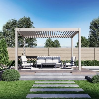 Gutroof Elegance hliníková pergola 3 x 4 m antracit
