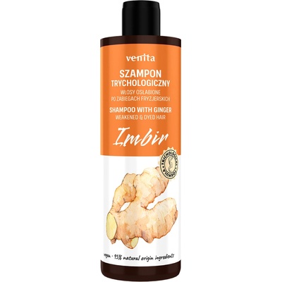 Venita Imbir trichologický šampón na farbené oslabené a po kadernícke vlasy 300 ml