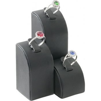 JKBox koženkový set stojanů na prsteny AD 678 A25
