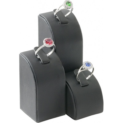 JKBox koženkový set stojanů na prsteny AD 678 A25