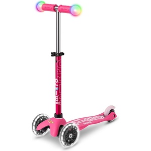 Micro Детска тротинетка Micro - Mini Deluxe Magic LED, Pink (MMD130) - ozone Тротинетка, скутер