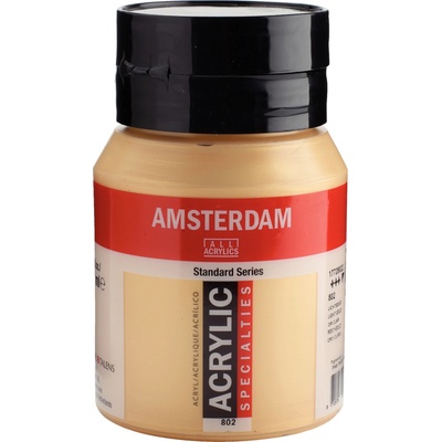 Amsterdam akrylové barvy Standard Series metalické odstíny, 802 light gold