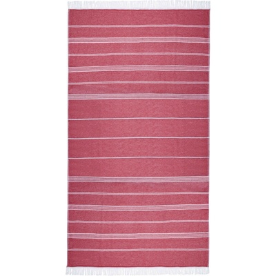 The One Towelling Ručník Recycled Hamam Towel 100 x 180 cm COT48105900499 red Červená