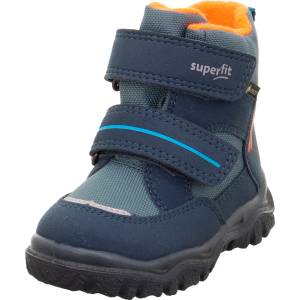 Superfit Детски зимни ботуши Superfit Kid's Husky1 Winter boots - Blau / Orange - размер 22 (EU) (702-4591-0214)