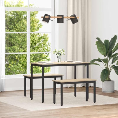 vidaXL Пейка Сонома 80 x 35 x 45 cm Инженерно дърво (892591)