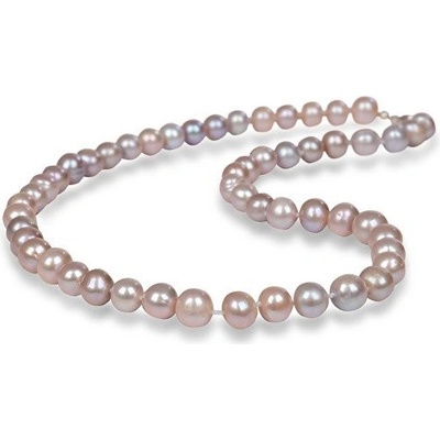 JwL Luxury Pearls Náhrdelník s pravými ružovými perlami JL0266